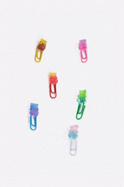 Adika Accessories Funny-Gummy 6-Pack Paper Clips