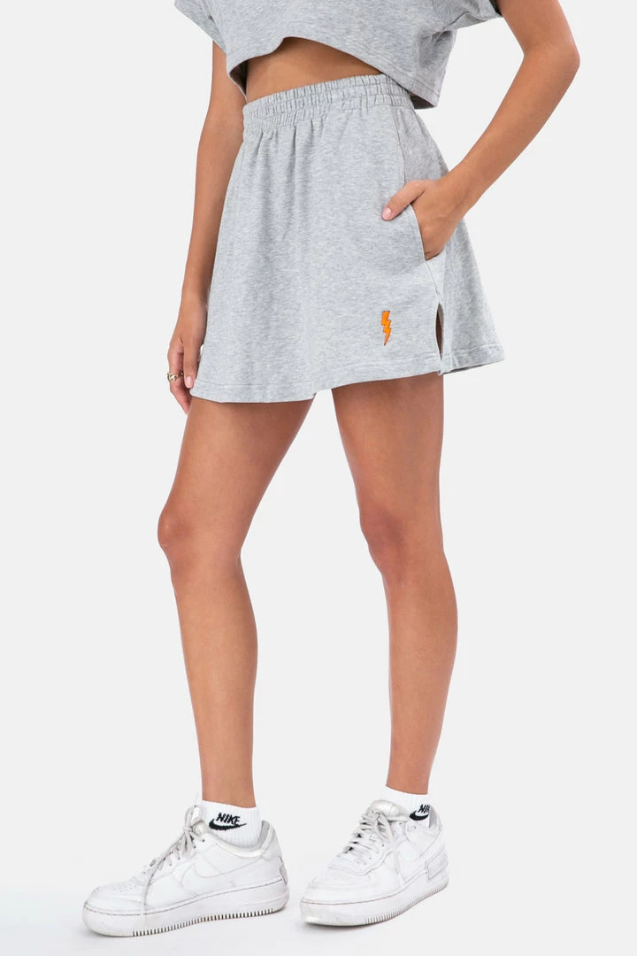 Buy โค๏ธ Adika Lit Embroidery Jersey ๐ Skirt โ 1 Adika Lit Embroidery Jersey Skirt