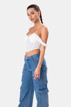 Adika Bernard Off-Shoulder Corset Top