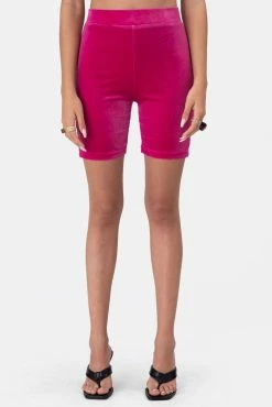 Adika DON'T Velvet Biker Shorts OUTLET