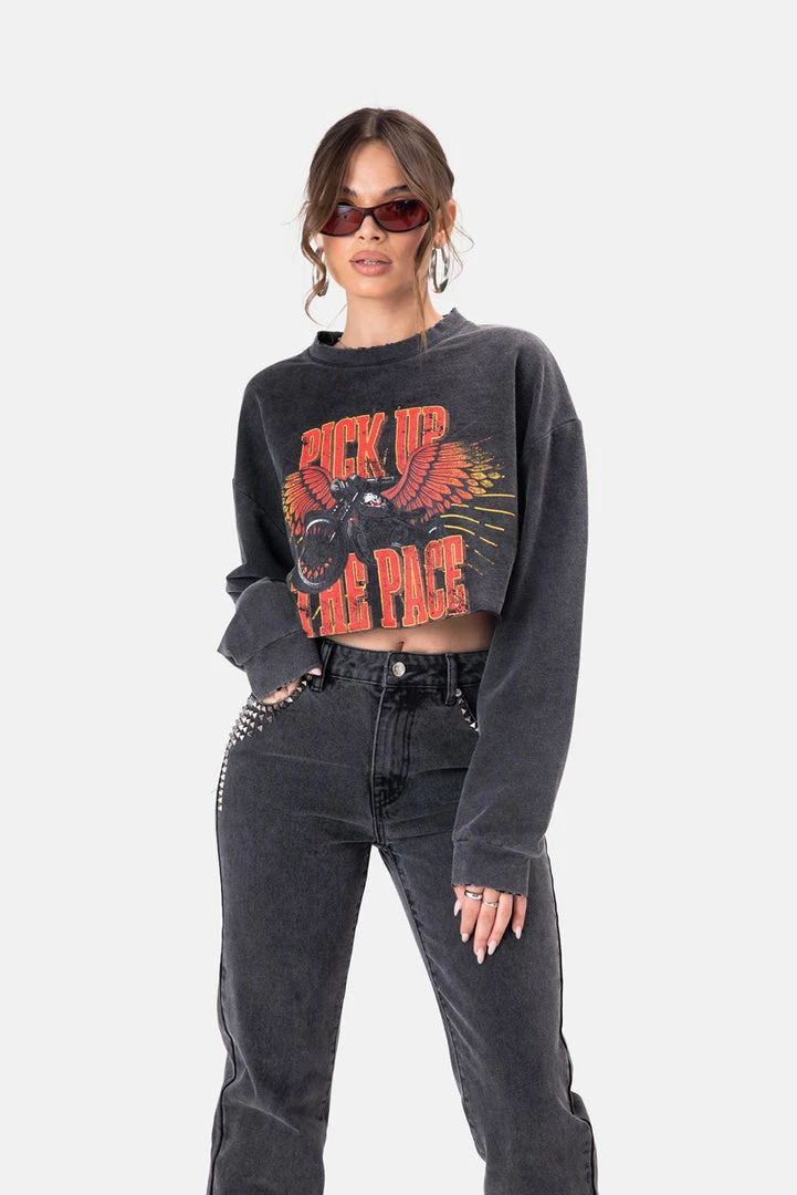 Cheap ❤️ Adika OUTLET PACE Cropped Washed Tee 😀 2 Adika OUTLET PACE Cropped Washed Tee