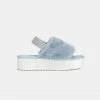 Adika Shoes Nova Faux Fur Sliders