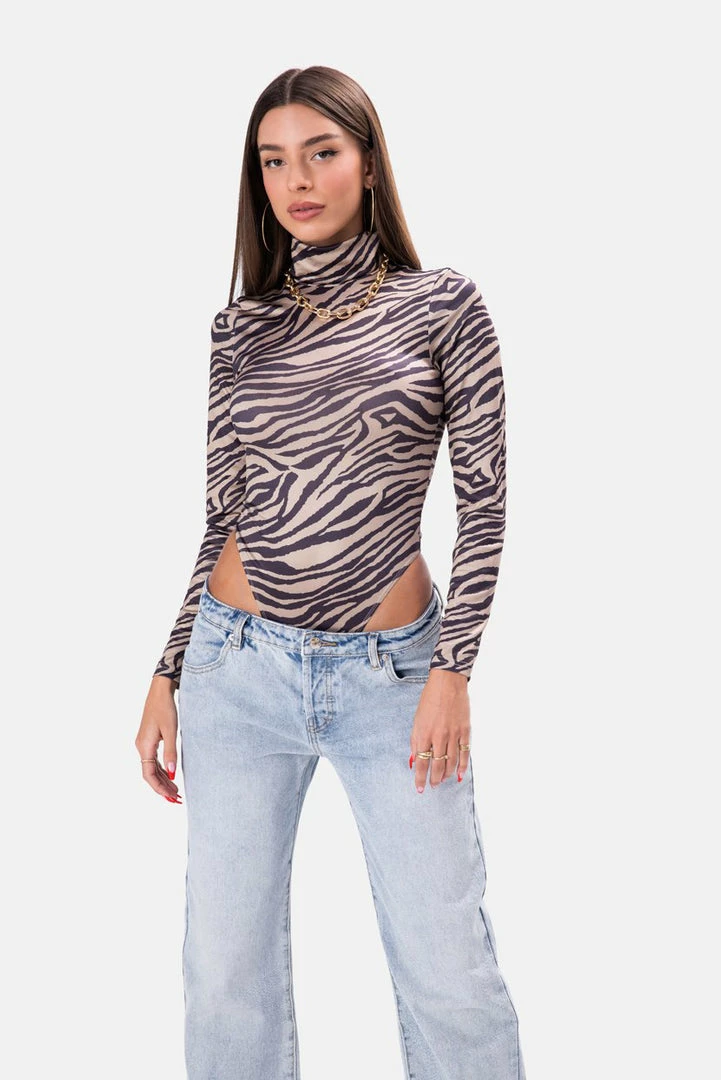 Best Pirce 🎉 Adika Wildlife Turtleneck Bodysuit Clothing ⭐ 2 Adika Wildlife Turtleneck Bodysuit Clothing