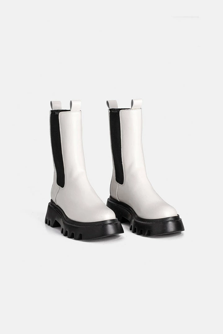 Outlet 👍 Adika 👟 Shoes Stomp Faux Leather 🥾 Boots ✔️ 2 Adika Shoes Stomp Faux Leather Boots