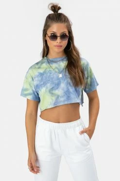 Adika OUTLET Tie-Dye Crop Tee