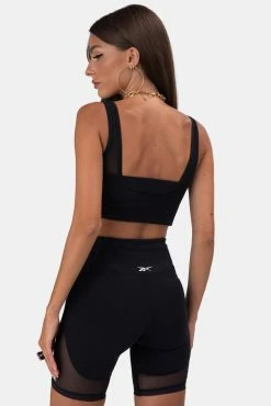 Adika Brands REEBOK // Studio Square Neck Mesh Sports Bra