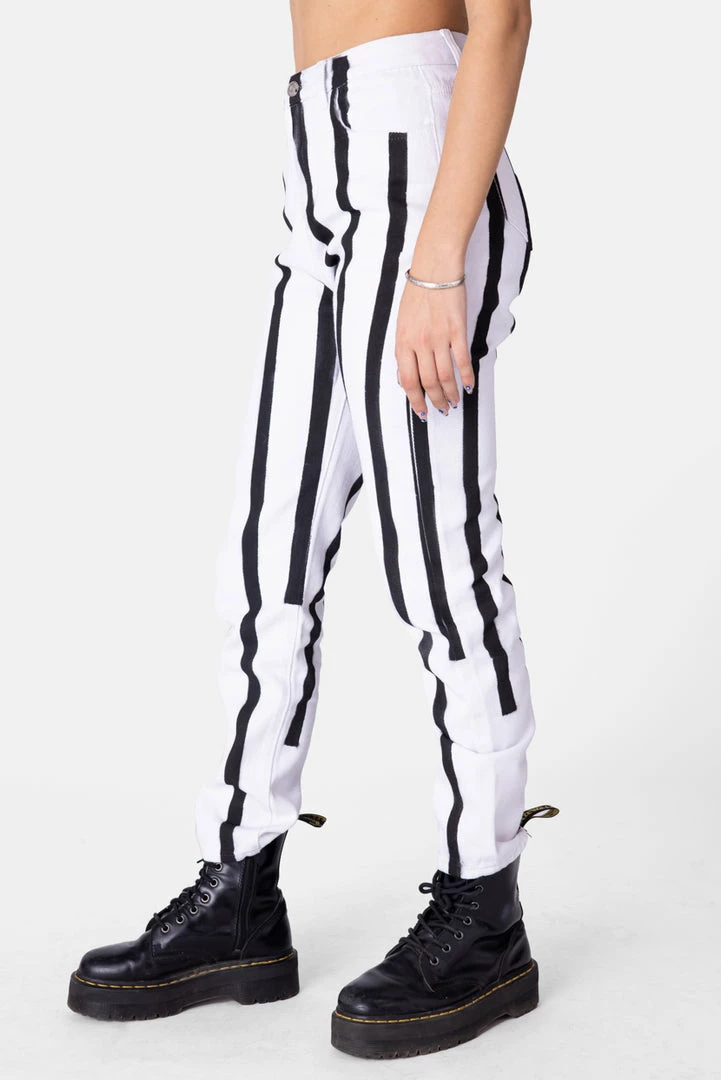 Budget 🔔 Adika Damon Stripe 👖 Jeans | STRAIGHT OUTLET ✨ 3 Adika Damon Stripe Jeans | STRAIGHT OUTLET