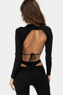 Adika Halo Open-Back Crop Top
