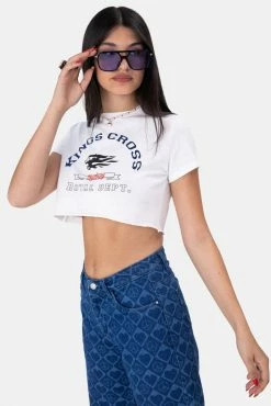 Flash Sale 🤩 Adika KINGS CROSS Cropped Tee ⭐ 7 Adika KINGS CROSS Cropped Tee