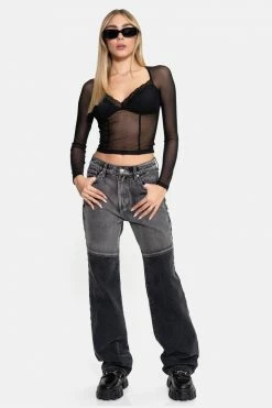 Adika Rossetti Cupped Mesh Top Clothing