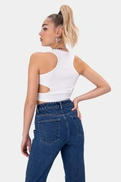 Adika Shaw Cut-Out Cropped Top Clothing