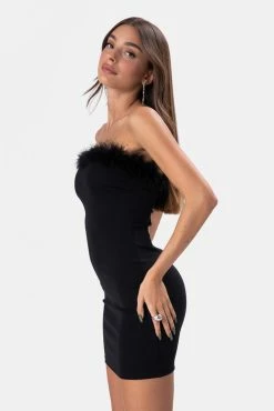 Best reviews of 😉 Adika Best Sellers Moulin Faux-Fur Detail Tube 👗 Dress 😀 7 Adika Best Sellers Moulin Faux-Fur Detail Tube Dress