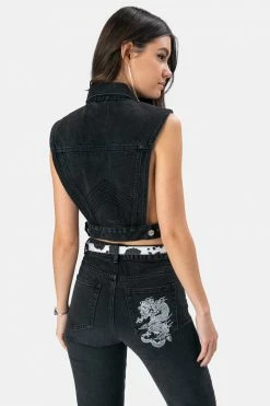 Adika Calton Denim Vest