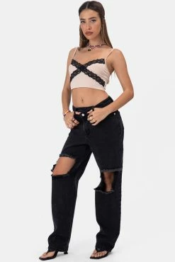 Adika Rose Cropped Cami Top