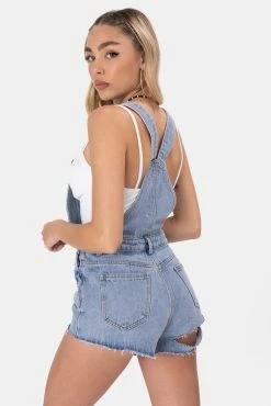 Adika Sloan Short Denim Overall