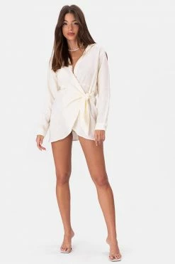 Adika Santiago Wrap Mini Dress Clothing