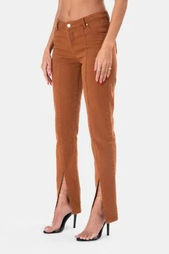 Adika Camelot Front-Slit Jeans | STRAIGHT Clothing