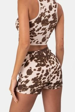 Adika Cowbell Ribbed Shorts OUTLET