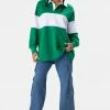 Adika Clothing Stenson Polo Collar Oversized Sweatshirt