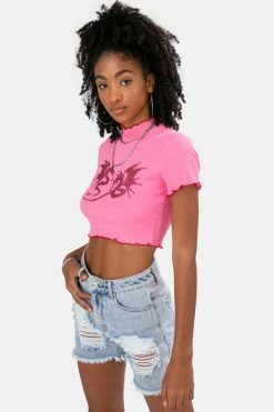 Adika Pyrus Rhinestone Crop Top OUTLET