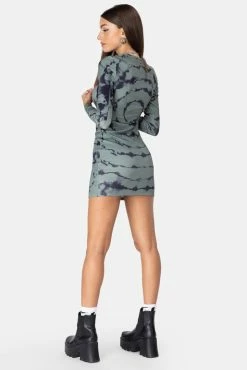 Adika Lennon Tie-Dye Mini Dress OUTLET