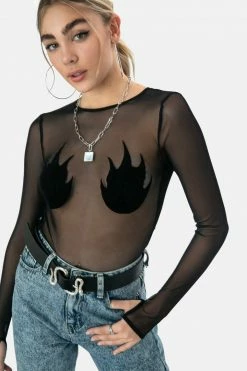 Adika Inferno Sheer Top OUTLET