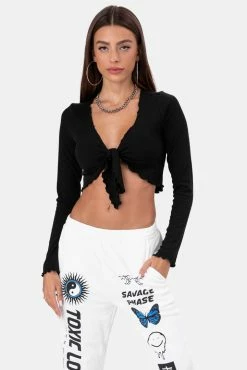 Adika Amor Wrap Crop Top