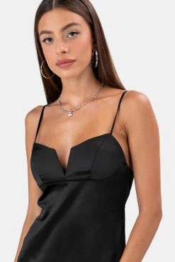 Adika OUTLET Babez Satin Finish Mini Dress