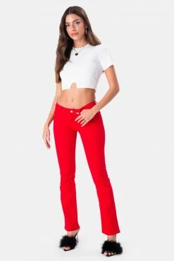 Adika Benji Ribbed Crop Top