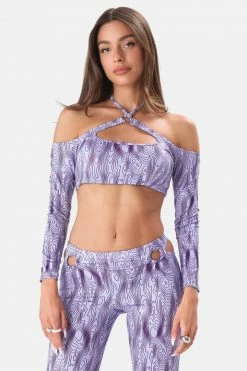 Top 10 👏 Adika VIBEADELIC Off-Shoulder Crop Top Clothing 🔔 9 Adika VIBEADELIC Off-Shoulder Crop Top Clothing