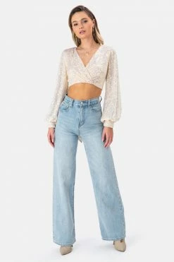 Adika Roper Sequinned Top