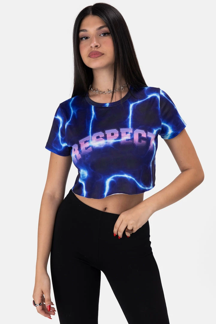 New 😀 Adika RESPECT Cropped Graphic Tee 🥰 3 Adika RESPECT Cropped Graphic Tee