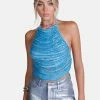 Adika Sound On Sequin Embellished Halter Top