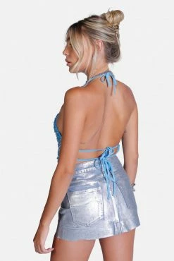 Promo 💯 Adika Sound On Sequin Embellished Halter Top 😍 11 Adika Sound On Sequin Embellished Halter Top