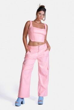 Adika New Slide Into DMs Wide Cargo Pants