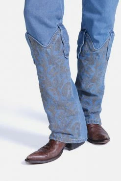 Adika Rodeo Rider Paisley Detail Jeans | STRAIGHT New