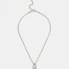 Adika Seal Rhinestone Pendant Necklace