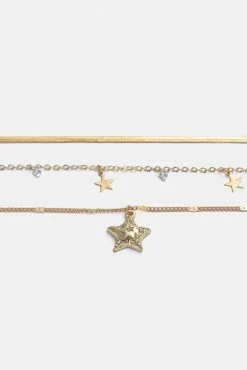 Adika Supernova Layered Charm Necklace