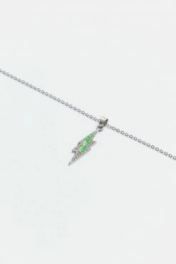 Adika Strike Rhinestone Pendant Necklace Accessories
