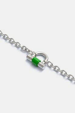 Adika Lock-It Link Chain Pendant Necklace