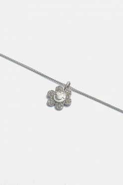 Adika Flower-It Rhinestone Pendent Necklace Accessories