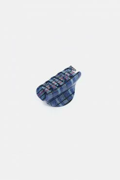 Adika Accessories Shimmering Plaid Clips