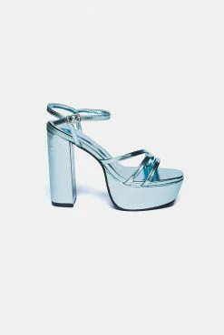 Adika New Venom Metallic Platform Sandals