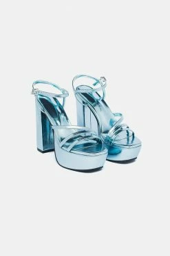 Adika New Venom Metallic Platform Sandals