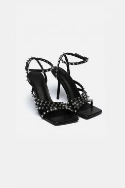 Adika New Shoes Hendrix Studded Heeled Sandals