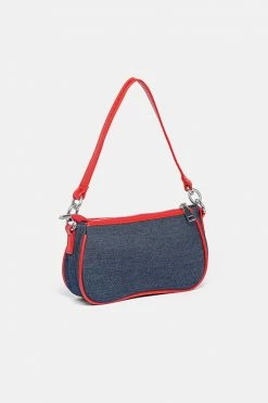 Adika Rodney Color-Block Denim Carry Bag Accessories