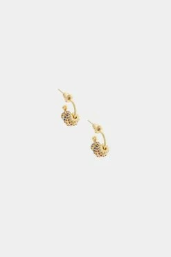 Adika Accessories Gypsville Beaded Hoop Earrings