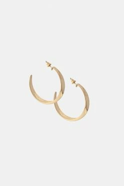Adika Stallion Open-End Hoop Earrings