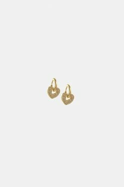 Adika New Crason Charmed Hoop Earrings