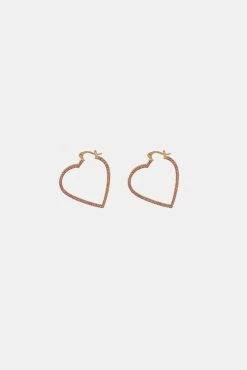 Adika Love Affair Rhinestone Hoop Earrings